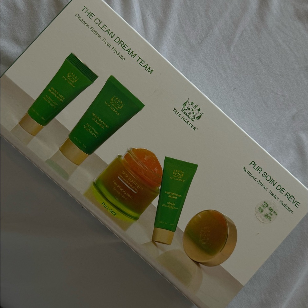 Tata Harper Clean Dream Team Set - Green and Gold